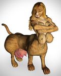  big breasts chiron178 crotchboob feline female hair huge huge_breasts hybrid lion lioness lips looking_at_viewer mammal milk nipples nude solo swollen taur tauress teats udders vein veins veiny 