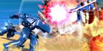  aeug axe battle bazooka_(gundam) beam_saber commentary_request desert energy explosion firing flying gundam gundam_zz heat_hawk highres holding holding_axe holding_sword holding_weapon hoshigamiraiku machinery mecha mecha_focus motion_lines neo_zeon robot sand science_fiction sword thrusters weapon zaku zaku_ii zeta_gundam_(mobile_suit) 
