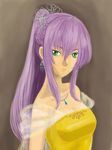  9646emily alternate_costume alternate_hairstyle bad_id bad_pixiv_id dress earrings faris_scherwiz final_fantasy final_fantasy_v green_eyes hair_ornament jewelry long_hair necklace ponytail purple_hair see-through solo 