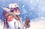  canine claws coat dreadlocks fox genderless lapfox nurse renard snow 