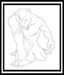  anthro balls bear black_and_white blush cum cumshot erection eyes_closed hair kitpup lionsilverwolf male mammal masturbation monochrome muscles nipples nude orgasm penis plain_background solo tongue white_background 