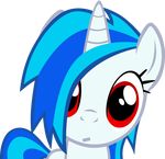  alpha_channel equine female feral friendship_is_magic hasbro hi_res horn mammal my_little_pony plain_background reaction_image red_eyes solo transparent_background unicorn unknown_artist vinyl_scratch_(mlp) 