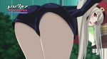  animated animated_gif ass ass_shake blush gif lips lipstick lowres makeup red_eyes shorts towa_no_quon 