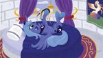  alicorn blue_hair crown cutie_mark duo equine female feral friendship_is_magic hair hasbro horn horse lunar_apologist mammal my_little_pony pegacorn pet pony princess_luna_(mlp) tail winged_unicorn wings 