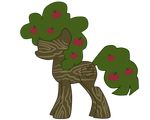  apple bloomberg_(mlp) equine friendship_is_magic fruit hasbro male my_little_pony tree wood 