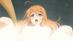  animated animated_gif bare_shoulders blue_eyes gif lowres mayo_chiki! naughty_face orange_hair sexually_suggestive steam 