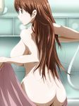  artist_request breasts character_request highres kamisama_dolls shiba_hibino towel waterdrop 