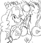  bammo black_and_white boxing cartoonlion equine female feral friendship_is_magic hasbro horse mammal monochrome my_little_pony pinkie_pie_(mlp) pony rainbow_dash_(mlp) sketch 