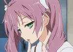  finger_to_mouth green_eyes mayo_chiki! naughty_face pink_hair twintails usami_masamune 