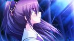  game_cg hyper_highspeed_genius long_hair miyasu_risa ponytail purple_eyes seifuku tojoin_kyoka 