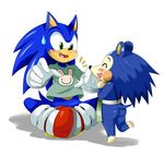  blush butt crossover female hedgehog mabel_able male mammal nintendo plain_background porcupine rodent sega sonic_(series) sonic_the_hedgehog sssonic2 video_games 