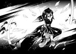  black_hair bleach comipa female kuchiki_rukia monochrome short_hair 