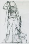 bayonet coh gun k.y. military panties pantyshot rifle sketch underwear weapon world_war_ii wwii 