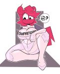 2024 absurd_res anthro big_breasts bodysuit breasts buxy clothed clothed_anthro clothed_female clothing digital_drawing_(artwork) digital_media_(artwork) english_text female female_anthro fingers full-length_portrait geometric_background hair hi_res mammal mouth_closed nano_(buxy) neon_genesis_evangelion pink_body pink_ears pink_hair pink_tail portrait rodent round_ears sciurid simple_background sitting skinsuit solo speech_bubble tail text text_on_bodysuit thick_thighs tight_clothing tree_squirrel