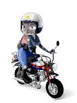  absurd_res armor clothing disney female helmet hi_res honda judy_hopps lagomorph mammal motorcycle police_uniform rabbit simple_background solo uniform vehicle white_background zigrock001 zootopia 