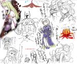  blonde_hair capcom genderswap grant king_of_fighters m.u.g.e.n mugen_(game) original_zero snk touhou white_hair yakumo_yukari zero_(kof) 