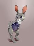  clothing disney female grey_background hi_res judy_hopps lagomorph mammal rabbit simple_background solo swimsuit tight_clothing zigrock001 zootopia 