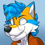  anthro canid canine goo_transformation kooper_(koopershiba) male mammal rindeadsong solo transformation transformation_sequence 