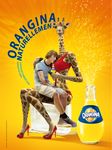  advertisement anthro duo female ffl_paris giraffe hi_res high_heels human male mammal orangina sitting size_difference sports_bra 