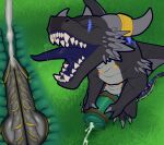 anatomically_correct animal_genitalia big_wings bodily_fluids breeding_mount cum cum_inside cum_while_penetrated dahurgthedragon dragon ejaculation european_mythology feral genital_fluids genitals hi_res horn horn_jewelry horn_ring jewelry knot knotted_mount knotted_penis knotting male mythological_creature mythological_scalie mythology penetration penis ridged_penis ring_(jewelry) rogon_usaryis saliva saliva_on_tongue scaled_dragon scalie solo sulcus_spermaticus western_dragon wings