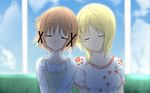  blush borijoikun closed_eyes hidamari_sketch miyako multiple_girls sleeping yuno 