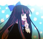  blue_hair long_hair multi-colored_hair multicolored_hair panty_&amp;_stocking_with_garterbelt pink_hair stocking_(character) stocking_(psg) two-tone_hair 