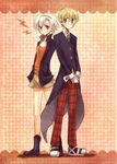  blonde_hair genderswap maka_albarn soul_eater soul_eater_(character) white_hair 