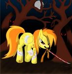  equine female feral friendship_is_magic hasbro horse katana mammal moon mouth_hold my_little_pony pegasus spitfire_(mlp) sword unknown_artist weapon wings wonderbolt_(mlp) wonderbolts_(mlp) wounded woundet 