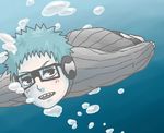  boy chojiro_(naruto) choujuurou_(naruto) kanikousenn_kanikousenn kirigakure naruto naruto_shippuuden pixiv_thumbnail resized swimming 