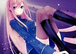  bad_id bad_pixiv_id blue_eyes boots headphones long_hair machino_(nidavellir) megurine_luka pink_hair solo thighhighs vocaloid 