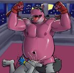 anthro bodily_fluids cum duo genital_fluids genitals hi_res humanoid hunter-husky male male/male male_penetrated male_penetrating male_penetrating_male mammal nude penetration penis sex sly_cooper sly_cooper_(series) sony_corporation sony_interactive_entertainment sucker_punch_productions