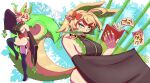 absurd_res ahoge animal_humanoid asian_clothing bamboo bedroom_eyes bell bell_collar big_breasts blonde_hair book breasts canid canid_humanoid canine canine_humanoid chinese_clothing chinese_dress clothing collar curled_tail curvy_figure dagger dog_humanoid dress east_asian_clothing eyes_closed facial_markings female footwear fur green_eyes hair head_markings hi_res humanoid knife lace leaf legwear mammal mammal_humanoid markings melee_weapon narrowed_eyes ninja pointy_ears ponytail red_markings ribbons sandals seductive shoes sin&#039;twais solo tail thigh_highs warrior weapon wide_hips wide_sleeves yellow_body yellow_fur