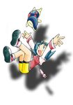  crystal_(pokemon) cyndaquil game_freak nishida_atsuko official_art pokemon pokemon_(game) pokemon_crystal pokemon_gsc simple_background 