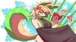 absurd_res ahoge animal_humanoid asian_clothing bamboo bedroom_eyes bell bell_collar big_breasts blonde_hair book breasts canid canid_humanoid canine canine_humanoid chinese_clothing chinese_dress clothing collar curled_tail curvy_figure dagger dog_humanoid dress east_asian_clothing eyes_closed facial_markings female footwear fur green_eyes hair head_markings hi_res humanoid knife lace leaf legwear mammal mammal_humanoid markings melee_weapon narrowed_eyes ninja pointy_ears ponytail red_markings ribbons sandals seductive shoes sin&#039;twais solo tail thigh_highs warrior weapon wide_hips wide_sleeves yellow_body yellow_fur