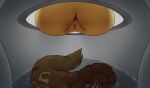 after_vore anus bones_in_feces butt disposal feces female genitals human inside_toilet mammal miki ninanidorina pussy toilet_use vore