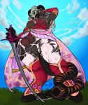 absurd_res animal_genitalia animal_penis armpit_fetish armpit_hair armpit_tuft balls body_hair bottomwear bovid breasts caprine caprine_demon chimera clothed clothing cosplay demon equine_genitalia equine_penis european_mythology exposed_breasts final_fantasy final_fantasy_6 final_fantasy_vi forked_tongue furgonomics furry-specific_piercing genitals goat goat_demon greek_mythology hi_res hybrid intersex legwear mammal melee_weapon mythological_chimera mythological_creature mythology no_bra pants penis piercing reptile scalie shirt snake snake_hood snake_hood_piercing solo square_enix stockings sword terra_(valka) terra_branford tights tongue topwear torn_bottomwear torn_clothing torn_legwear torn_pants torn_shirt torn_stockings torn_topwear trans_(lore) trans_woman_(lore) weapon yonnixart