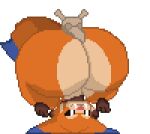 animated anthro ass_up balancing big_butt big_ears big_tail blue_ear_tips blue_tail_tip bone brown_sclera butt butt_heart dipstick_ears dipstick_tail domiel ear_markings fur gnar_(lol) handstand headstand huge_butt hyper hyper_butt league_of_legends male markings multicolored_body multicolored_butt multicolored_ears multicolored_fur neck_tuft presenting presenting_hindquarters pupils riot_games short_playtime short_stack skull skull_accessory solo tail tail_markings taunting teapot_(body_type) tencent tuft tusks two_tone_body two_tone_butt two_tone_fur upside_down white_pupils