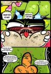 abdominal_bulge absurd_res afrosoricid anthro blue_eyes blush blush_lines bodily_fluids bottomwear breast_fondling breast_play breasts butt canid canine clothed clothing comic dialogue duo english_text erection erection_under_clothing exposed_breasts faceless_character faceless_male female fennec_fox floating_hearts fondling footwear fox genitals gloves green_eyes hand_on_breast handwear hi_res idw_publishing kaokaoarts kinesis_(move) kitsunami_the_fennec male male/female mammal nipple_fetish nipple_play nipples nude nude_anthro nude_female oddkao pants partially_clothed_anthro partially_clothed_male penetration penis sega sex sharp_teeth socks sonic_the_hedgehog_(comics) sonic_the_hedgehog_(idw) sonic_the_hedgehog_(series) speech_bubble surge_the_tenrec sweat teeth tendrils tenrec tentacle_penetrating_anthro tentacle_penetrating_female tentacle_penetration tentacles text topless topless_female true_fox underwear vulva yelling yellow_bottomwear yellow_clothing yellow_pants