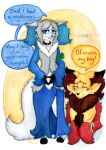 absurd_res anthro collar comforting delphox dialogue duo father_(lore) father_and_child_(lore) father_and_son_(lore) fawnishy fingers_together fur fynx_vesuvious generation_6_pokemon hi_res inner_ear_fluff male male/male mammal nintendo painting_(artwork) parent_(lore) parent_and_child_(lore) parent_and_son_(lore) pokemon pokemon_(species) rune_(~hey_yo~) simple_background son_(lore) tail text traditional_media_(artwork) traditional_painting_(artwork) tuft