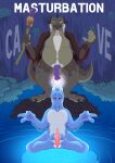 absurd_res adult_swim age_difference anthro bodily_fluids cartoon_network cave comic cover cover_art cover_page cum cum_drip dripping duo feet foot_fetish foot_play footjob genital_fluids hi_res horn male masturbation older_male precum pricethecamel rick_and_morty sex shadow_jacker solo