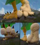 anklet anthro black_claws bottomwear claws clothing emerald_(gem) feet female foot_fetish foot_focus gem golden_ring green_bottomwear green_clothing green_skirt hi_res jewelry kristina lapushis macro macro_female macro_focus medieval_architecture medieval_fantasy reptile scalie skirt snake solo stomping toes town yellow_body yellow_skin