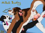 2024 animal_genitalia animal_penis animal_vulva anus ball_swing ballbusting balls bird_dog black_body black_fur black_nose bodily_fluids brown_body brown_fur canid canine canine_genitalia canine_penis canine_vulva canis clenched_teeth cock_and_ball_torture collar cum cum_on_vulva cum_splatter cumshot dalmatian darb_(darb) domestic_dog dominant dominant_female duo ejaculation erection female feral footprint fur genital_fluids genital_torture genitals hands-free hi_res hunting_dog jess_(kinaj) kicking_balls kinaj kinktober kinktober_2024 knot_in_sheath labrador leash leash_pull legs_in_air long_fur lying male male/female mammal mixed_breed moan on_back orange_eyes pawpads pawprint pawprint_tattoo paws penis pink_balls pink_pawpads pink_vulva red_wolf retriever sheath short_fur spread_legs spreading sub_on_top tattoo teeth whining white_body white_fur wolf
