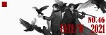  2boys :| animal_on_shoulder bird bird_on_hand bird_on_shoulder black_coat black_gloves black_hair black_shirt cane closed_mouth coat collared_shirt crow expressionless gloves green_eyes greyscale highres holding holding_cane looking_at_viewer male_focus monochrome multiple_boys original outstretched_hand over_shoulder shirt short_hair too_many too_many_birds upper_body weapon weapon_over_shoulder white_background wuruko 