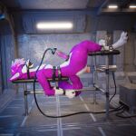 1:1 3d_(artwork) 4k absurd_res anal animal_genitalia animal_penis anthro anthro_on_anthro arms_tied ball_gag balls bdsm biped blender_(artwork) blender_cycles bodily_fluids bondage bound canid canine canine_genitalia canine_penis canis claws clothing cuffs_(clothing) cum cum_dripping_from_penis cum_on_penis depth_of_field digital_media_(artwork) dragonplayer erection feet forced forced_anal forced_orgasm fox fucking_machine fur gag gagged genital_fluids genitals hair hi_res hindpaw inside knot lavi legs_tied machine male male_penetrated mammal milking_cum milking_machine multicolored_body nude open_mouth orgasm paws penetration penis pink_body pink_fur pink_penis purple_penis reflection restraints rexouium slim slim_anthro slim_male slim_sub smile solo submissive submissive_male tail torture white_body white_fur