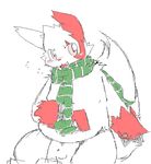  chubby fundoshi kogamaru male nintendo pok&#233;mon pok&eacute;mon scarf solo underwear video_games zangoose 