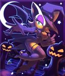  animal_ears bat_wings boots elbow_gloves female furry gloves green_eyes halloween hat high_heel_boots high_heels moon nancher pumpkin rouge_the_bat sega solo sonic_(series) sonic_the_hedgehog wings witch_hat 