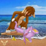 absurd_res albinoraynedeer alolan_form alolan_raichu bangs beach bite biting_lip blush bodily_fluids bonnie_the_raichu breath cowgirl_position female female_penetrated feral floating from_front_position generation_1_pokemon generation_4_pokemon generation_7_pokemon genital_fluids hi_res kiseki_(asleepycat3654) looking_at_another looking_at_partner looking_pleasured male male/female male_penetrating male_penetrating_female nintendo on_bottom on_top panting penetration pokemon pokemon_(species) raichu regional_form_(pokemon) sea semi-anthro sex shinx shiny_pokemon teats tongue tongue_out vaginal vaginal_fluids vaginal_penetration water