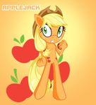  anthrofied applejack_(mlp) cindythehedgehog equine female friendship_is_magic hasbro horse mammal my_little_pony pony solo sonic_style 