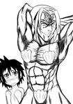  bikini haruno_sakura hippo1213 muscle naruto seashell shell sketch smile swimsuit tears uchiha_sasuke what 