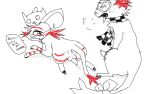 2018 after_anal after_anal_penetration after_sex animal_genitalia animal_penis asking balls black_and_white_and_red bodily_fluids cat_hat clothed clothed_feral clothing cum cum_in_ass cum_inside dialogue duo english_text eyewear feral genital_fluids genitals goggles male male/male mammal mask mouse murid murine naircat open_mouth penis restricted_palette rodent rodent_penis scarf text transformice